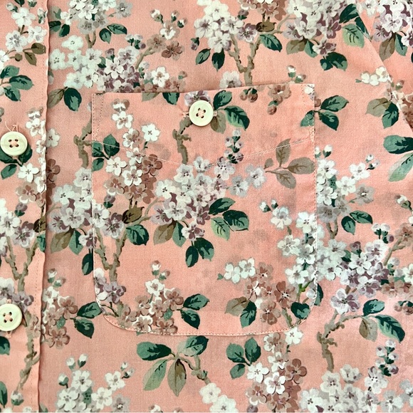 Todd Snyder long sleeve button down light weight floral print size small - Picture 3 of 5